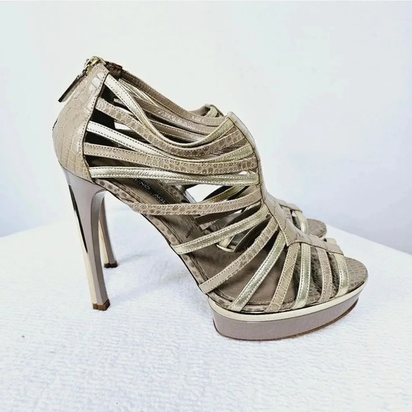 Bruno Magli stilleto strappy gladiator pumps 39 - Picture 13 of 15